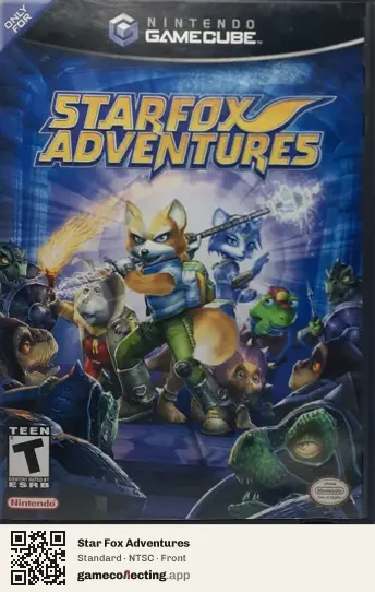 Star Fox Adventures Nintendo GameCube, NTSC box front