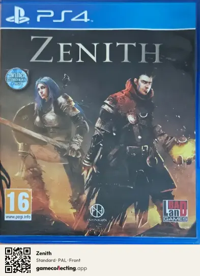 Zenith PlayStation 4, PAL box front