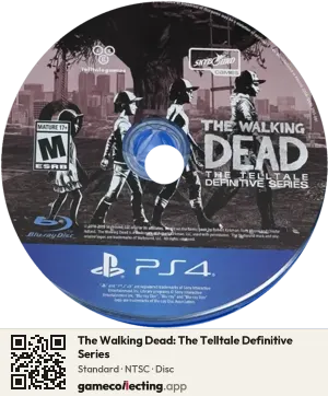The Walking Dead: The Telltale Definitive Series PlayStation 4, NTSC disc