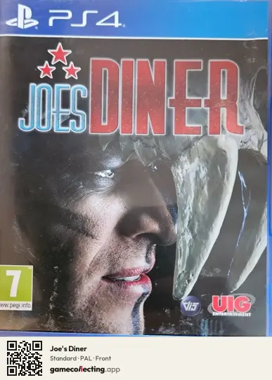 Joe's Diner PlayStation 4, PAL box front