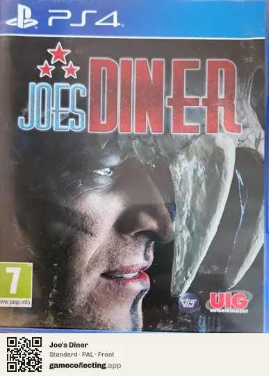 Joe's Diner PlayStation 4, PAL box front