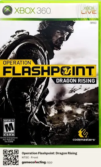 Operation Flashpoint: Dragon Rising Xbox 360, NTSC box front