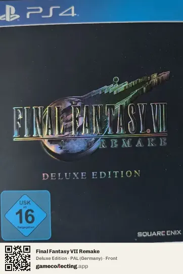 Final Fantasy VII Remake PlayStation 4, Germany box front