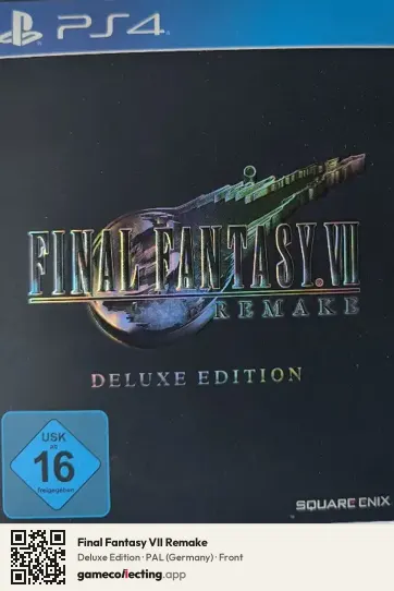 Final Fantasy VII Remake PlayStation 4, Germany box front