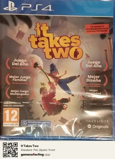 It Takes Two PlayStation 4, Spain box front