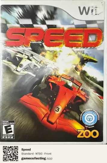 Speed Nintendo Wii, NTSC box front