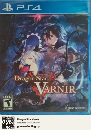 Dragon Star Varnir PlayStation 4, NTSC box front