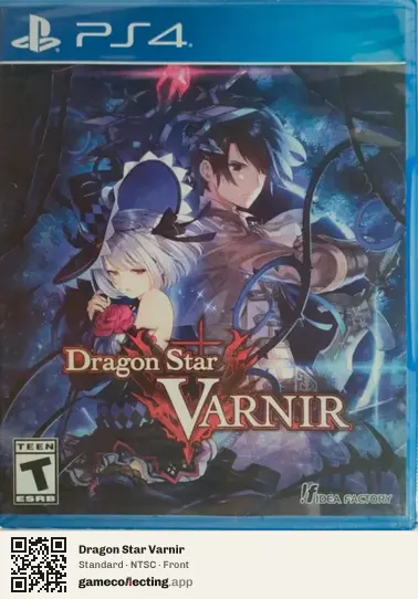 Dragon Star Varnir PlayStation 4, NTSC box front