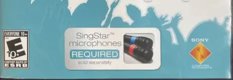 SingStar Pop, the ESRB box on its front