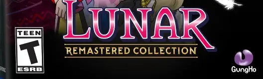Lunar Remastered Collection, the ESRB box on its front