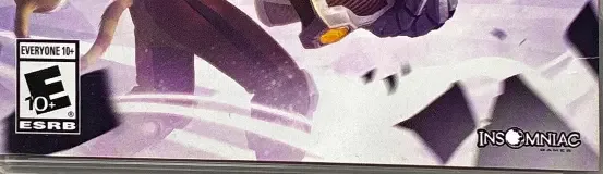 Ratchet & Clank: Into the Nexus, the ESRB box on its front