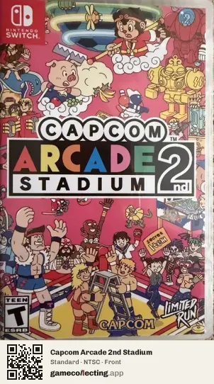 Capcom Arcade 2nd Stadium Nintendo Switch, NTSC box front