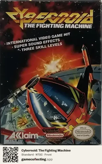 Cybernoid: The Fighting Machine Nintendo Entertainment System, NTSC box front