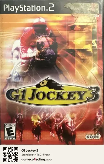 G1 Jockey 3 PlayStation 2, NTSC box front