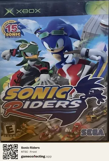 Sonic Riders Xbox, NTSC box front