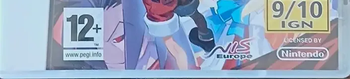 Disgaea DS, the USK square on its front