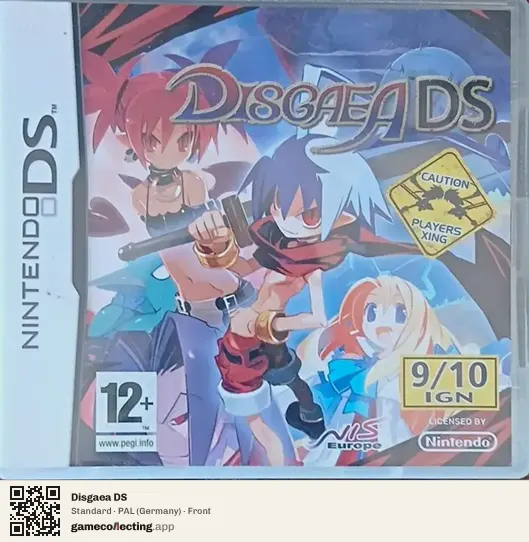 Disgaea DS Nintendo DS, Germany box front
