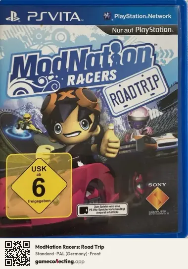 ModNation Racers: Road Trip PlayStation Vita, Germany box front