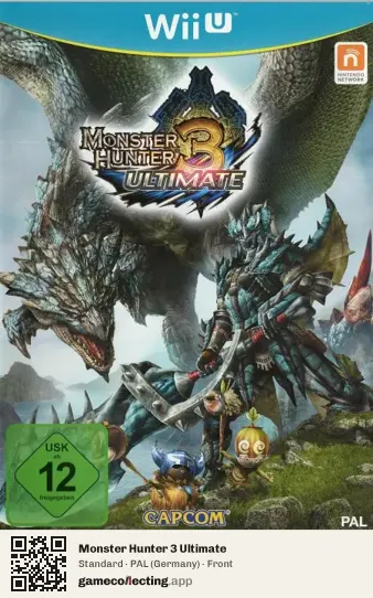 Monster Hunter 3 Ultimate Nintendo Wii U, Germany box front