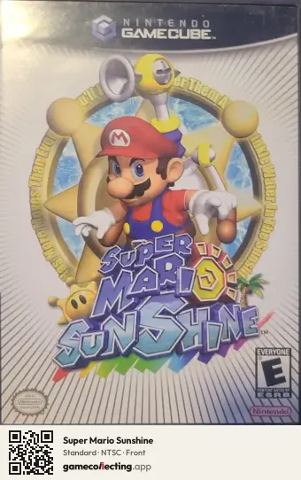 Super Mario Sunshine Nintendo GameCube, NTSC box front