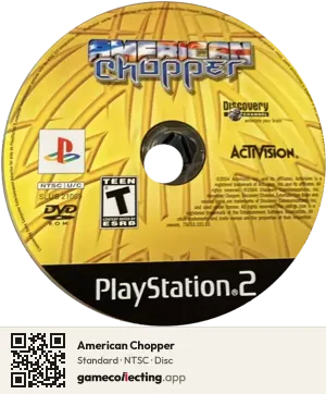 American Chopper PlayStation 2, NTSC disc