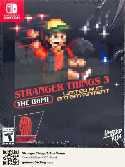 Stranger Things 3: The Game Nintendo Switch, NTSC box front