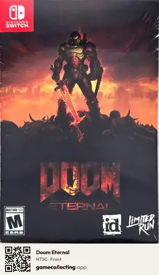 Doom Eternal Nintendo Switch, NTSC box front