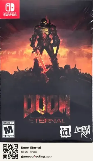 Doom Eternal Nintendo Switch, NTSC box front