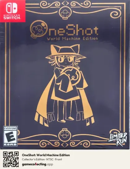 OneShot: World Machine Edition Nintendo Switch, NTSC box front
