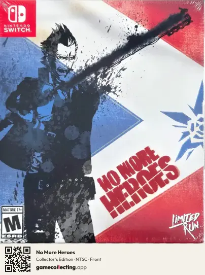 No More Heroes Nintendo Switch, NTSC box front