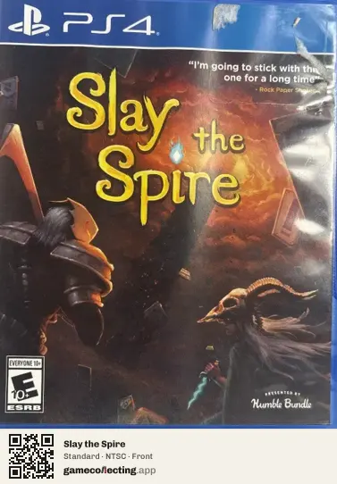 Slay the Spire PlayStation 4, NTSC box front
