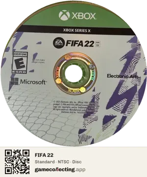 FIFA 22 Xbox Series X, NTSC disc