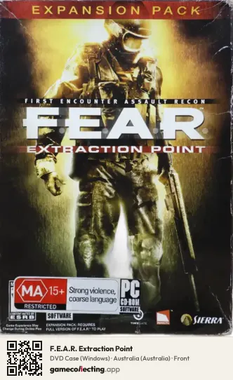 F.E.A.R. Extraction Point Computer, Australia box front