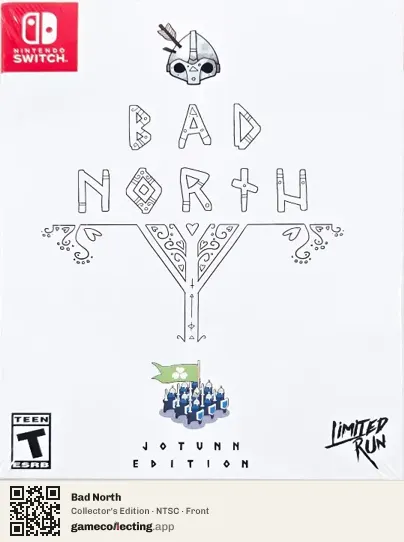 Bad North Nintendo Switch, NTSC box front