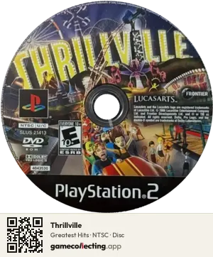 Thrillville PlayStation 2, NTSC disc