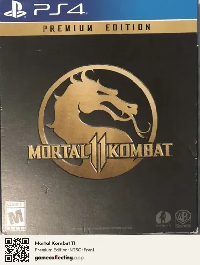Mortal Kombat 11 PlayStation 4, NTSC box front