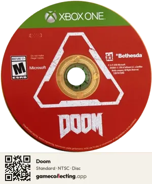 Doom Xbox One, NTSC disc