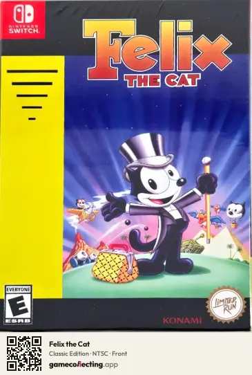 Felix the Cat Nintendo Switch, NTSC box front
