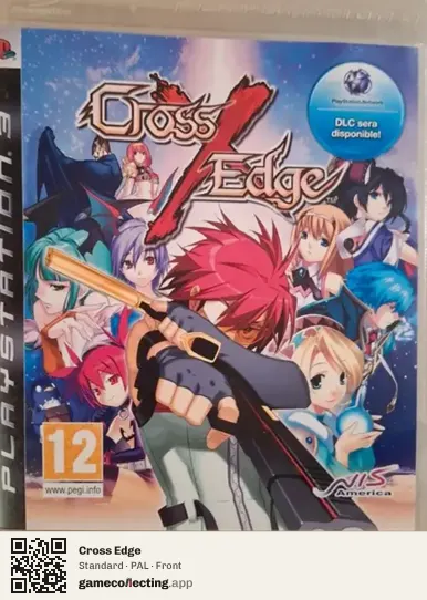 Cross Edge PlayStation 3, PAL box front
