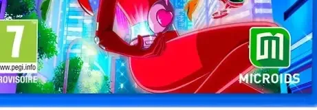 Totally Spies! Cyber Mission, the PEGI square on its front