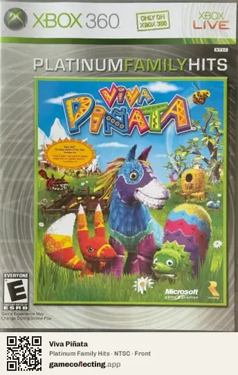 Viva Piñata Xbox 360, NTSC box front