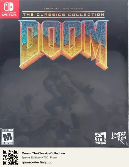 Doom: The Classics Collection Nintendo Switch, NTSC box front