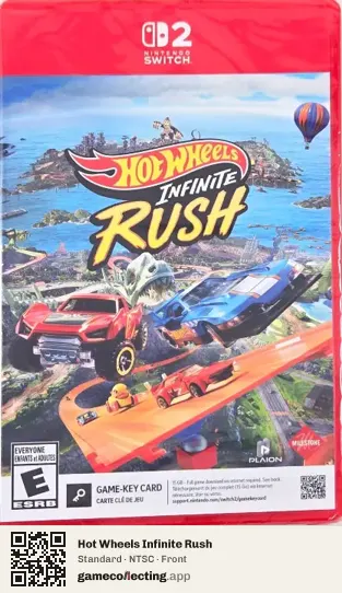 Hot Wheels Infinite Rush Nintendo Switch 2, NTSC box front
