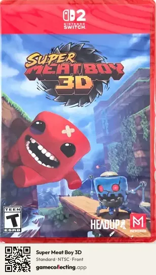 Super Meat Boy 3D Nintendo Switch 2, NTSC box front