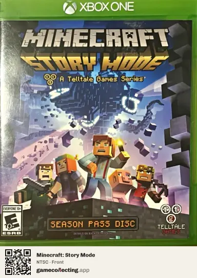 Minecraft: Story Mode Xbox One, NTSC box front