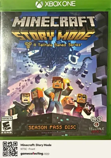 Minecraft: Story Mode Xbox One, NTSC box front