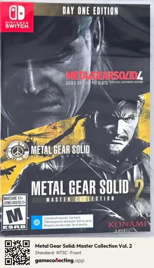 Metal Gear Solid: Master Collection Vol. 2 Nintendo Switch, NTSC box front
