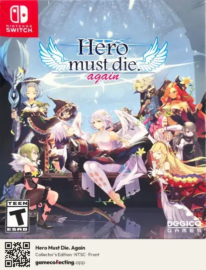 Hero Must Die. Again Nintendo Switch, NTSC box front