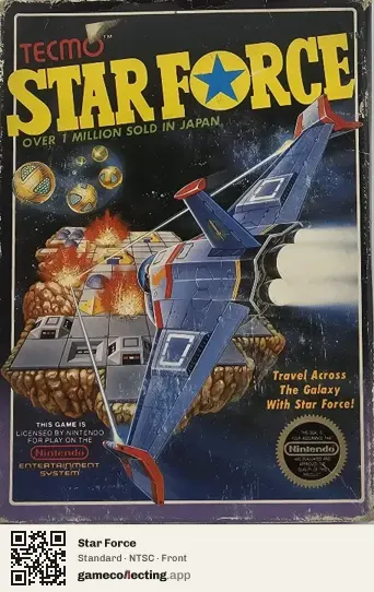 Star Force Nintendo Entertainment System, NTSC box front