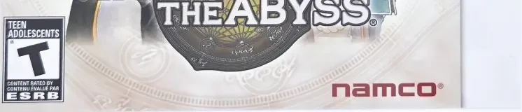 Tales of the Abyss, the ESRB box on its front